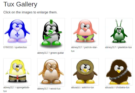 Tux Gallery