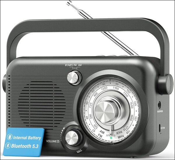 Portable AM FM Radio